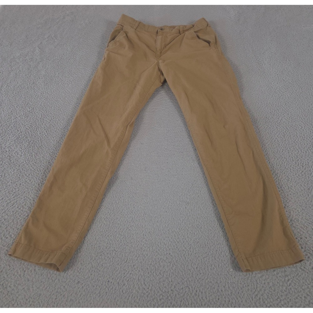 Eddie Bauer Pants Mens 32x32 Tan Top Out Stretch Ripstop Straight Leg Chino